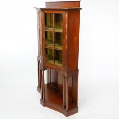 George Montague Ellwood Arts and Crafts Mahogany Display Cabinet designed by G M Ellwood - 4183038