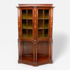 George Montague Ellwood Arts and Crafts Mahogany Display Cabinet designed by G M Ellwood - 4206301