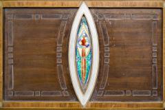 George Montague Ellwood G M Ellwood J S Henry J M King attr An Arts Crafts Mahogany Music Cabinet  - 4191771