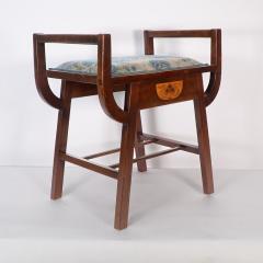 George Montague Ellwood G M Ellwood for J S Henry An A framed piano or dressing table stool - 4183039
