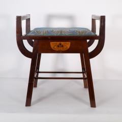 George Montague Ellwood G M Ellwood for J S Henry An A framed piano or dressing table stool - 4183040