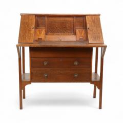 George Montague Ellwood G M Ellwood for J S Henry An Arts Crafts Oak Writing Desk - 4183046