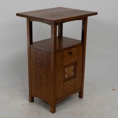 George Montague Ellwood G M Ellwood for J S Henry An Oak Inlaid Coal Purdonium - 4183051