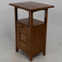 George Montague Ellwood G M Ellwood for J S Henry An Oak Inlaid Coal Purdonium - 4183054
