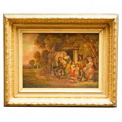George Morland Farmhouse with Family work after George Morland  - 4525538
