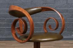 George Mulhauser George Mulhauser Scroll Swiveling Armchair for Plycraft - 4343243