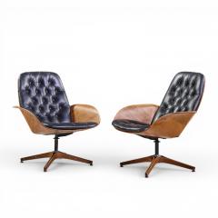 George Mulhauser George Mulhauser for Plycraft Mrs Chair Mid Century Lounge Chairs Pair - 4592056