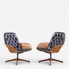 George Mulhauser George Mulhauser for Plycraft Mrs Chair Mid Century Lounge Chairs Pair - 4592105