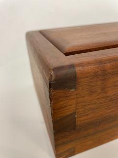 George Nakashima 1960s Studio Piece Walnut Wood Box Slide Open Modern Design after Nakashima - 2489575