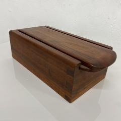 George Nakashima 1960s Studio Piece Walnut Wood Box Slide Open Modern Design after Nakashima - 2489577