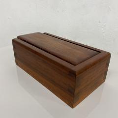 George Nakashima 1960s Studio Piece Walnut Wood Box Slide Open Modern Design after Nakashima - 2489582