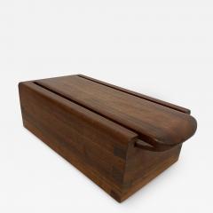George Nakashima 1960s Studio Piece Walnut Wood Box Slide Open Modern Design after Nakashima - 2489960
