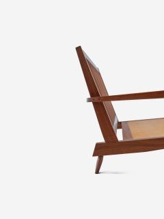 George Nakashima 4 Settee with Right Shaped Arm - 3437275