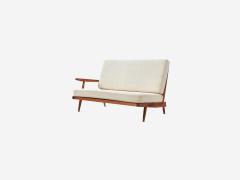 George Nakashima 4 Settee with Right Shaped Arm - 3437285