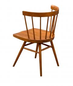 George Nakashima Early Mid Century Modern Spindle Back George Nakashima Straight Chair for Knoll - 4323297