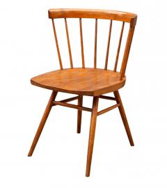 George Nakashima Early Mid Century Modern Spindle Back George Nakashima Straight Chair for Knoll - 4323303