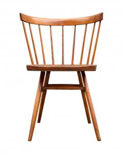 George Nakashima Early Mid Century Modern Spindle Back George Nakashima Straight Chair for Knoll - 4323305