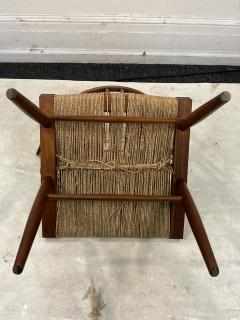 George Nakashima GEORGE NAKASHIMA WOOD AND JUTE CHAIR - 3317539