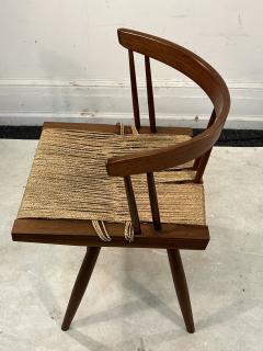 George Nakashima GEORGE NAKASHIMA WOOD AND JUTE CHAIR - 3317541