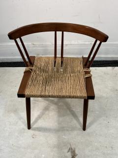 George Nakashima GEORGE NAKASHIMA WOOD AND JUTE CHAIR - 3317542