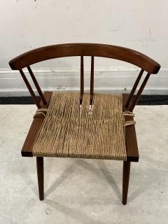 George Nakashima GEORGE NAKASHIMA WOOD AND JUTE CHAIR - 3317543