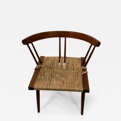 George Nakashima GEORGE NAKASHIMA WOOD AND JUTE CHAIR - 3323444