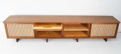 George Nakashima George Nakashima 10 Foot Wide Four Door Pandanus Cabinet in Walnut and Teak - 1627822