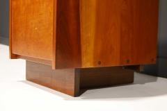 George Nakashima George Nakashima Cherry Nightstand or Pedestal Side Table with Sub Sap Streak - 2350124