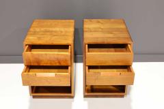 George Nakashima George Nakashima Cherry and Walnut Nightstands - 2284894