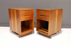 George Nakashima George Nakashima Cherry and Walnut Nightstands - 2284895