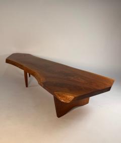 George Nakashima George Nakashima Conoid Coffee Table English Walnut with Rosewood Butterfly - 4286926