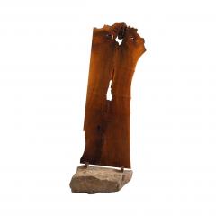 George Nakashima George Nakashima English Walnut Free Edge Room Divider on Granite Base 1955 - 4650824