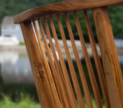 George Nakashima George Nakashima Inspired Set of Four Conoid Style Dining Chairs Mixed Hardwoods - 4222878