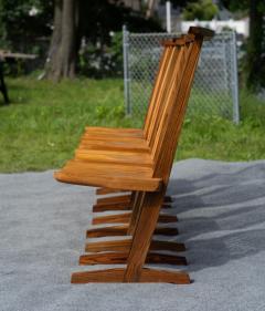 George Nakashima George Nakashima Inspired Set of Four Conoid Style Dining Chairs Mixed Hardwoods - 4222880