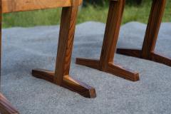 George Nakashima George Nakashima Inspired Set of Four Conoid Style Dining Chairs Mixed Hardwoods - 4222882
