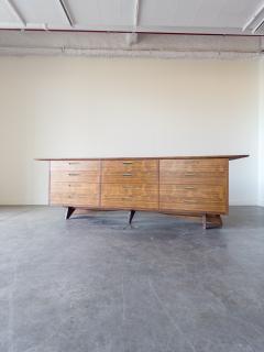 George Nakashima George Nakashima Walnut and Brass Monumental Cabinet for Widdicomb - 4054753