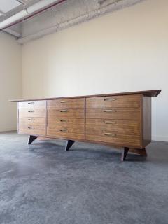 George Nakashima George Nakashima Walnut and Brass Monumental Cabinet for Widdicomb - 4054755