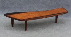 George Nakashima George Nakashima for Widdicomb Model 200 66w Sundra Coffee Table Rosewood Burl - 3605328