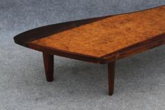 George Nakashima George Nakashima for Widdicomb Model 200 66w Sundra Coffee Table Rosewood Burl - 3605352