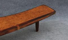 George Nakashima George Nakashima for Widdicomb Model 200 66w Sundra Coffee Table Rosewood Burl - 3605371