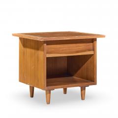 George Nakashima George Nakashima for Widdicomb Origins Model 215 Walnut Nightstands Pair - 4476235