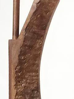 George Nakashima Nakashima Style Black Walnut Floor Lamp Organic Modern Design 1980s - 4453601