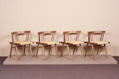 George Nakashima Set of Eight Grass Seated Dining Chairs by George Nakashima Studio US 2021 - 2100449