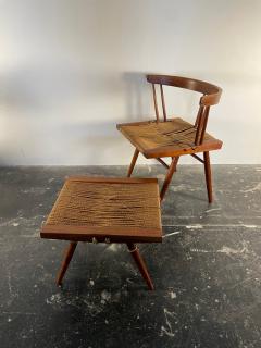 George Nakashima Set of Grass Seated Chairs and Stool by George Nakashima Circa 1960s - 3696089