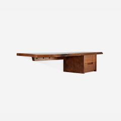 George Nakashima Wall Hung Shelf Desk - 3107838