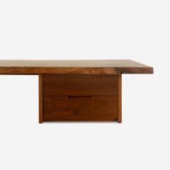 George Nakashima Wall Hung Shelf with Drawers - 3107481