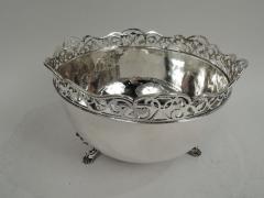 George Nathan Pretty Antique English Edwardian Classical Sterling Silver Bowl - 3753659