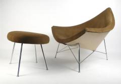 George Nelson Early Coconut Chair and Ottoman by George Nelson 1955 - 218353