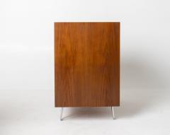 George Nelson George Nelson 3 Drawer Basic Series Dresser with Hairpin Legs in Walnut - 4564004