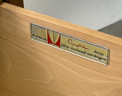 George Nelson George Nelson Basic Series 3 Drawer Dresser in Walnut - 4446654